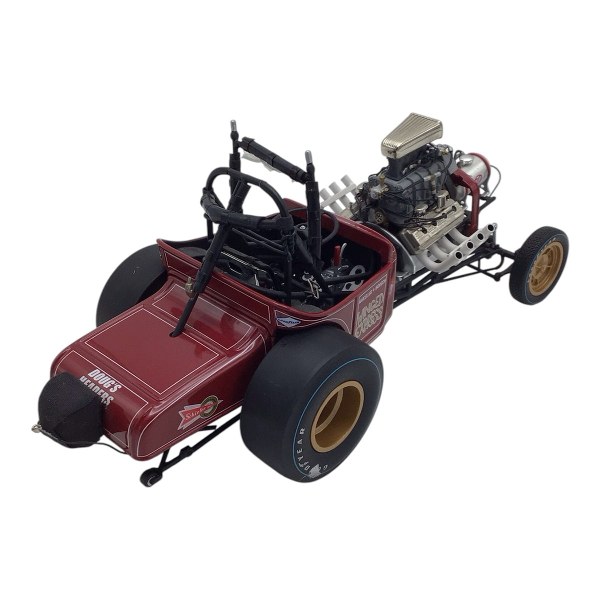 Marcellus & Borsch Winged Express Fuel Altered Drag Car Model