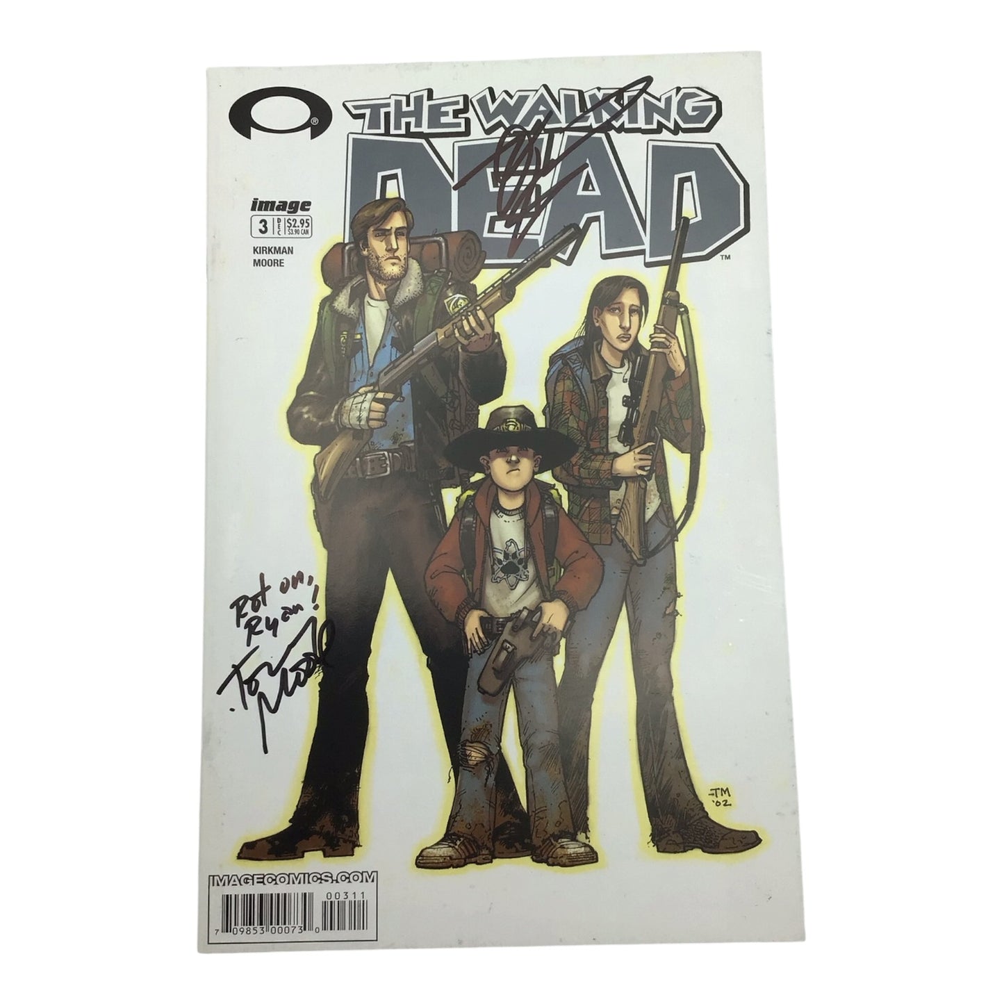 The Walking Dead #3 Signed by Robert Kirkman & Tony Moore - Image Comics