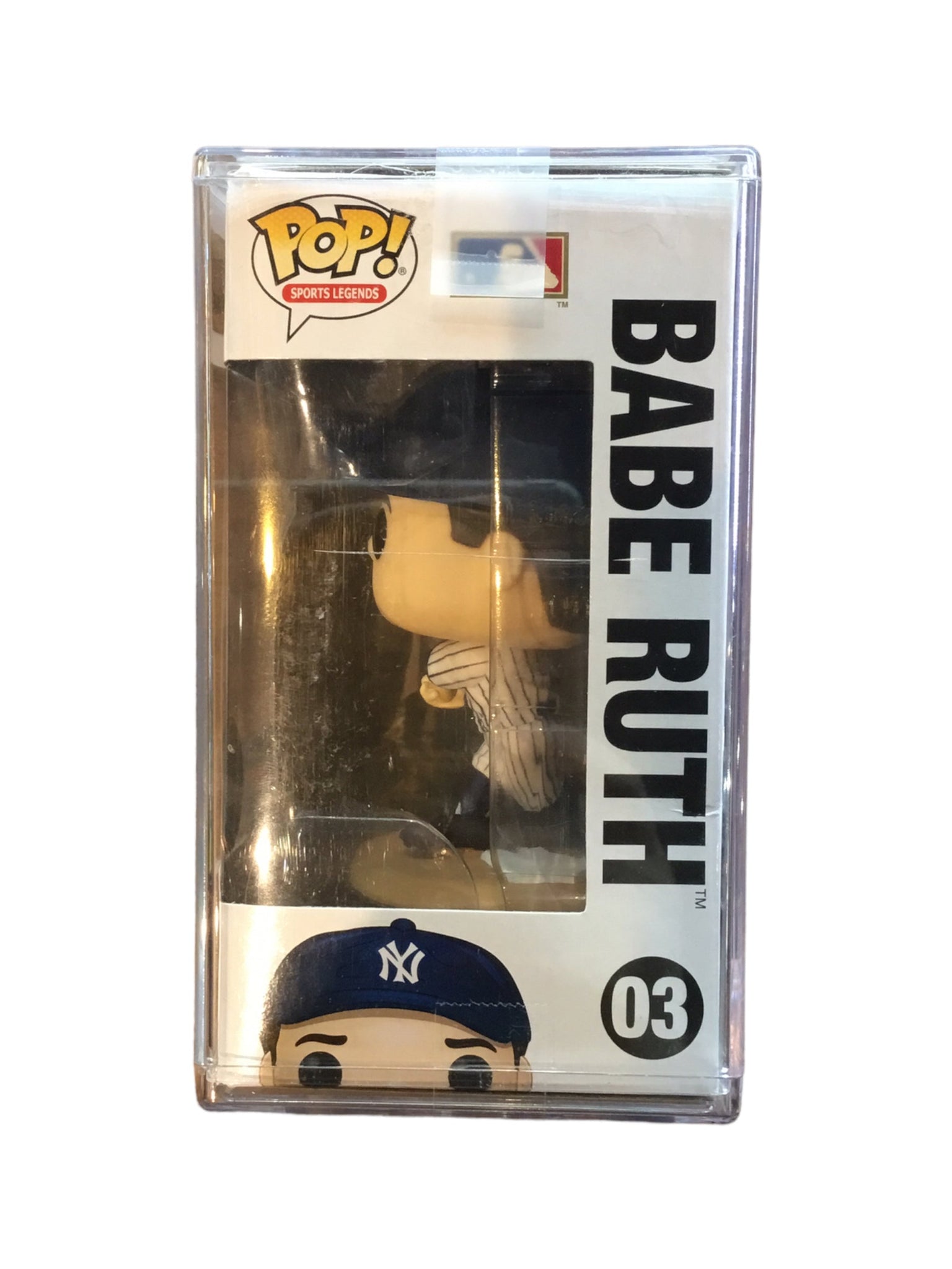 Funko Pop! MLB Babe Ruth Pinstripe NYCC (Official Sticker) Exclusive # –  Undiscovered Realm