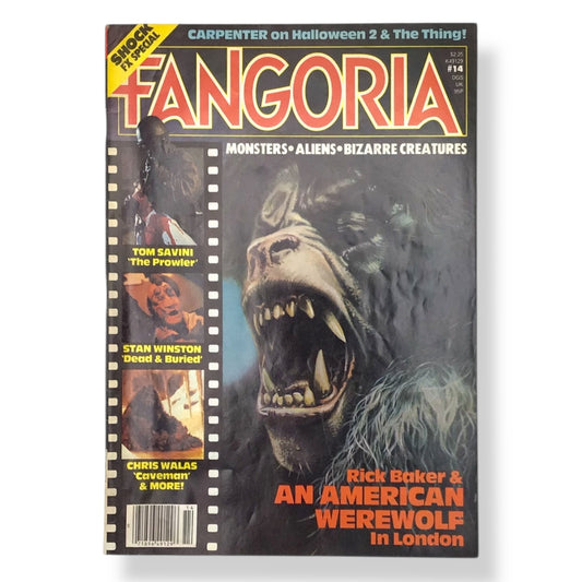 Fangoria #14 UK 1983 Shock FX Special, An American Werewolf in London, Vintage