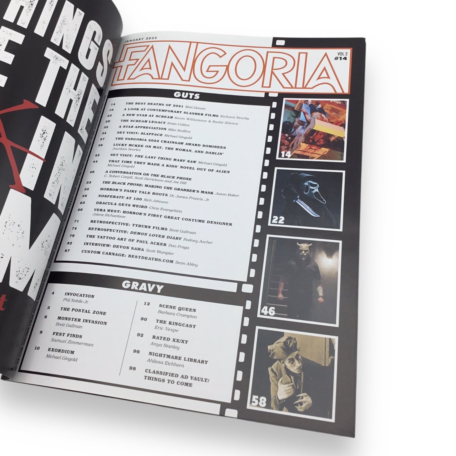 Fangoria Vol 2 #14 Scream Subscriber Cover October 2022