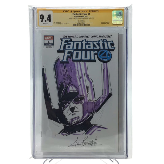 Fantastic Four #1 Sketch Cover - CGC Signature Series Graded 9.4