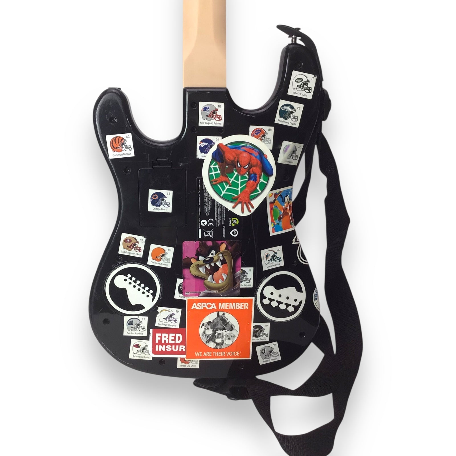 Fender Stratocaster Guitar Hero/Rockband Controller with Custom Stickers