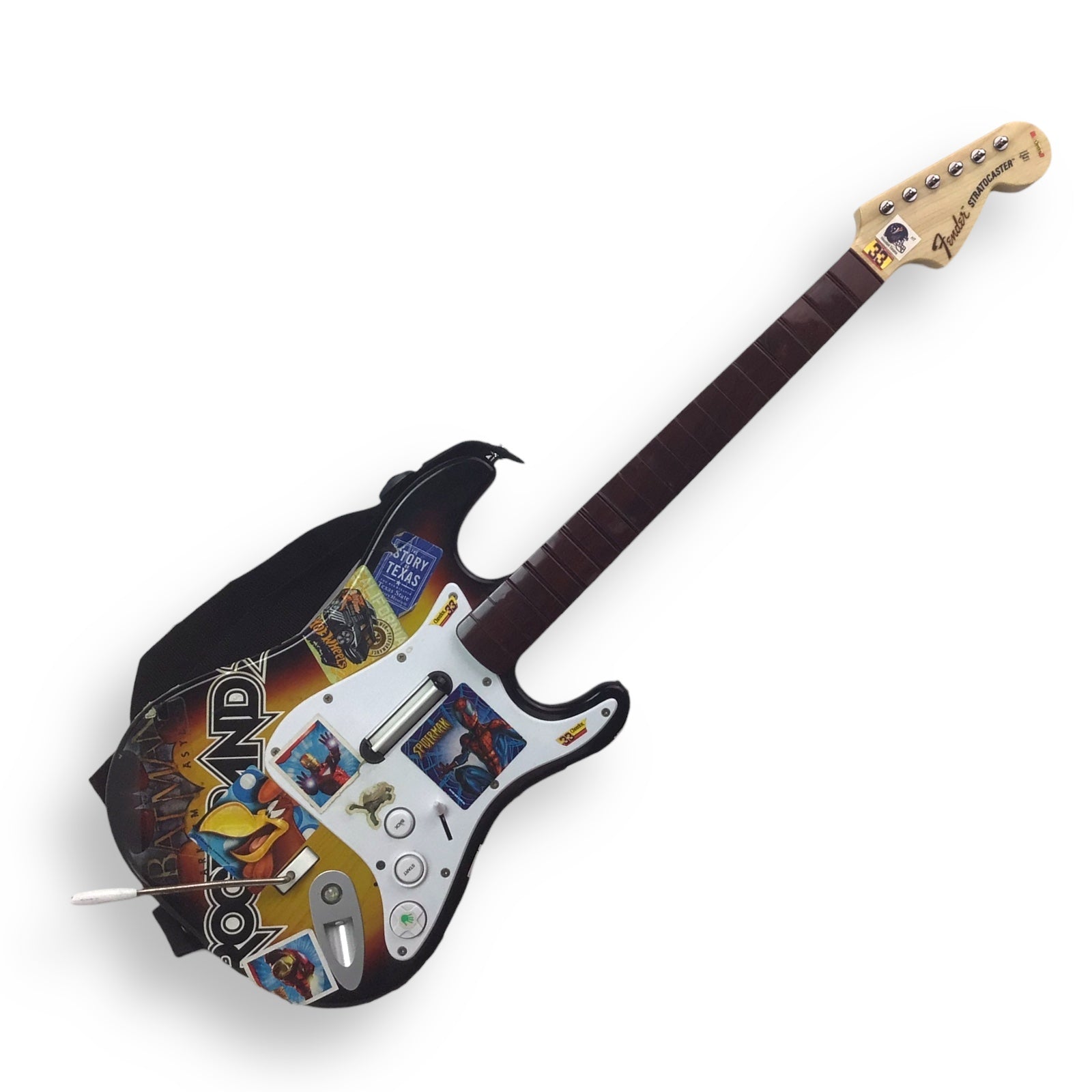 Fender Stratocaster Guitar Hero/Rockband Controller with Custom Stickers