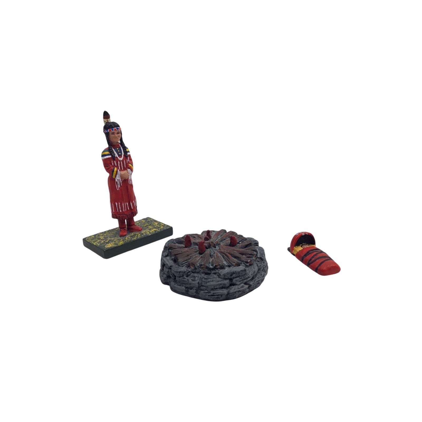 Figarti Miniatures The Artist's Club JU5101 Council Fire & 4 Chiefs Sioux/Plains