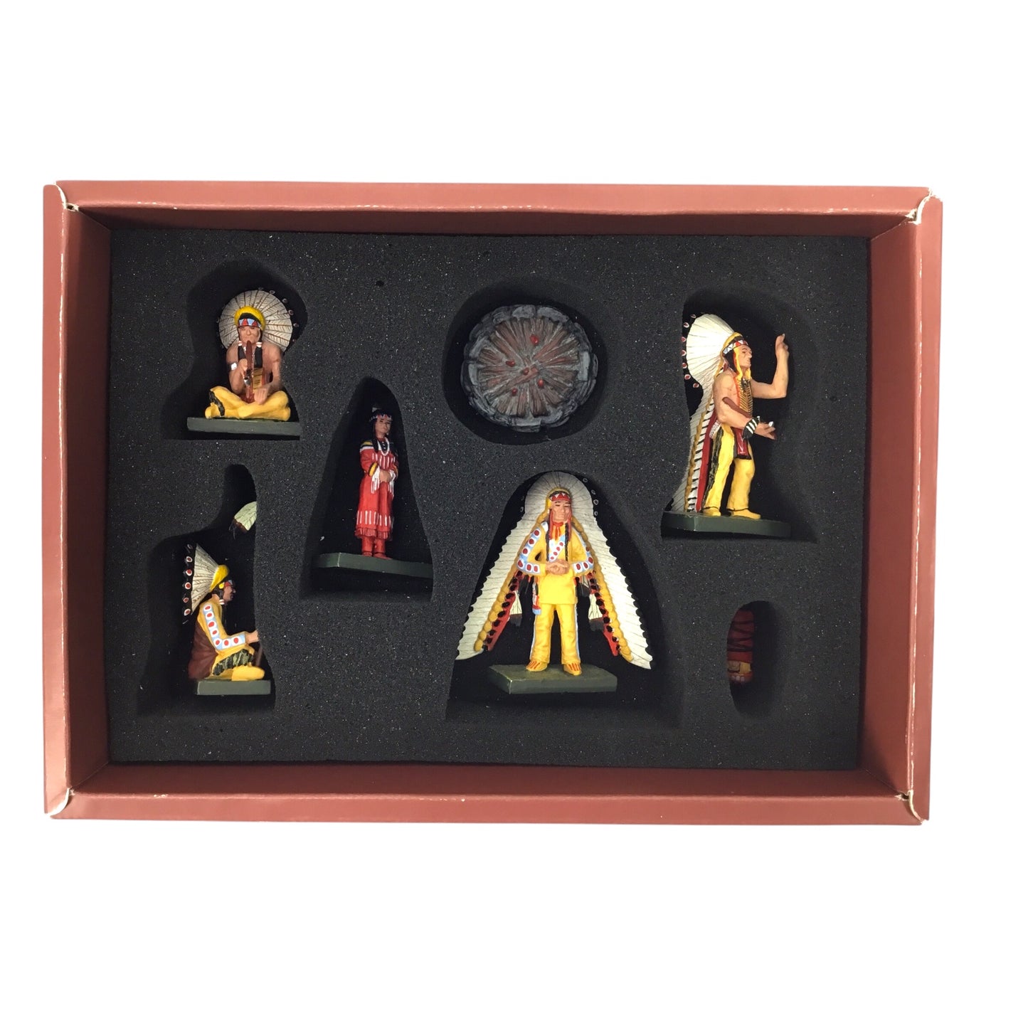 Figarti Miniatures The Artist's Club JU5101 Council Fire & 4 Chiefs Sioux/Plains