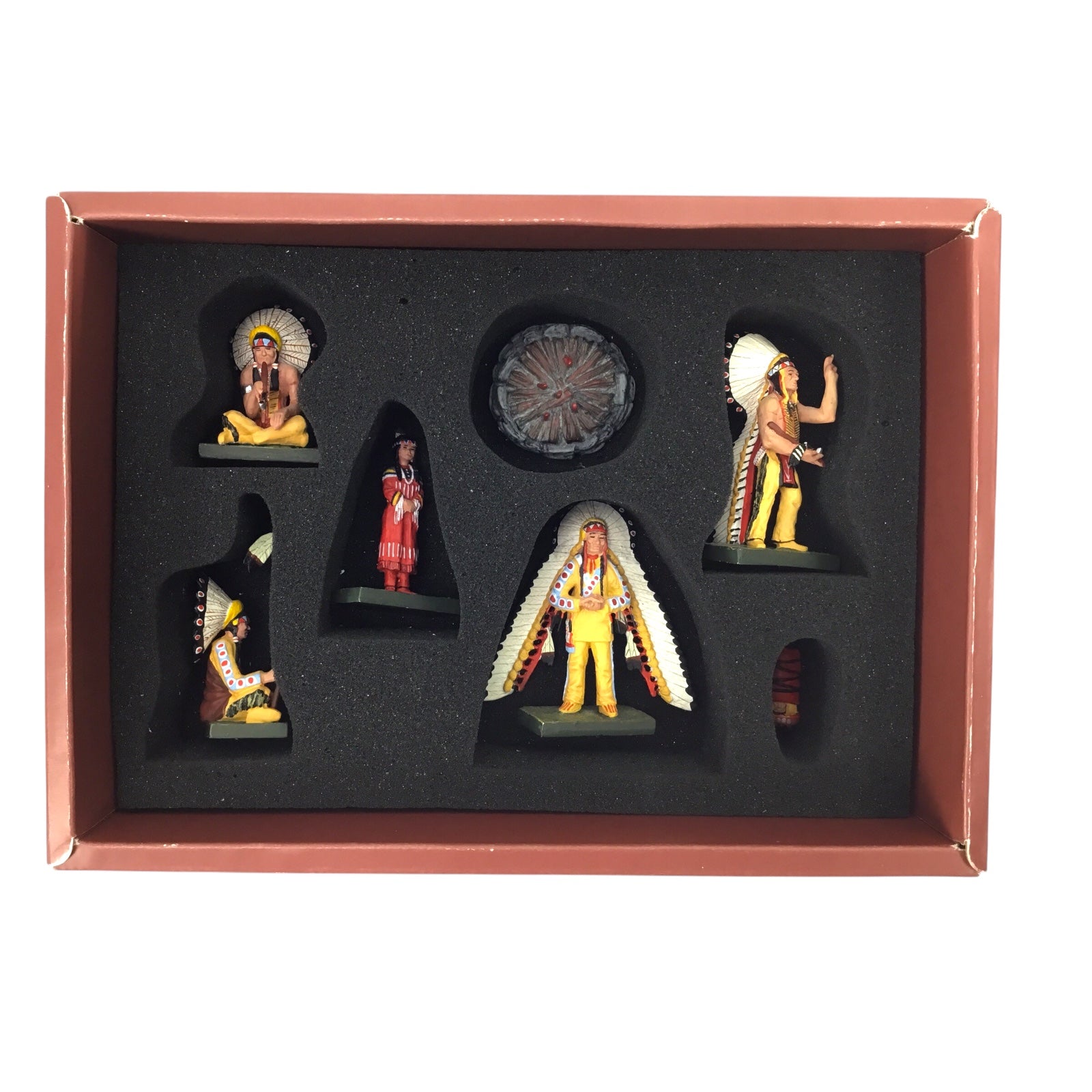 Figarti Miniatures The Artist's Club JU5101 Council Fire & 4 Chiefs Sioux/Plains