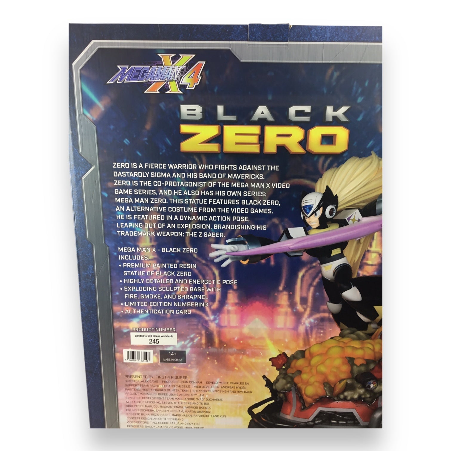 First 4 Figures Mega Man X4 Black Zero Statue Definitive Edition (Capcom Collectible, Limited Edition)