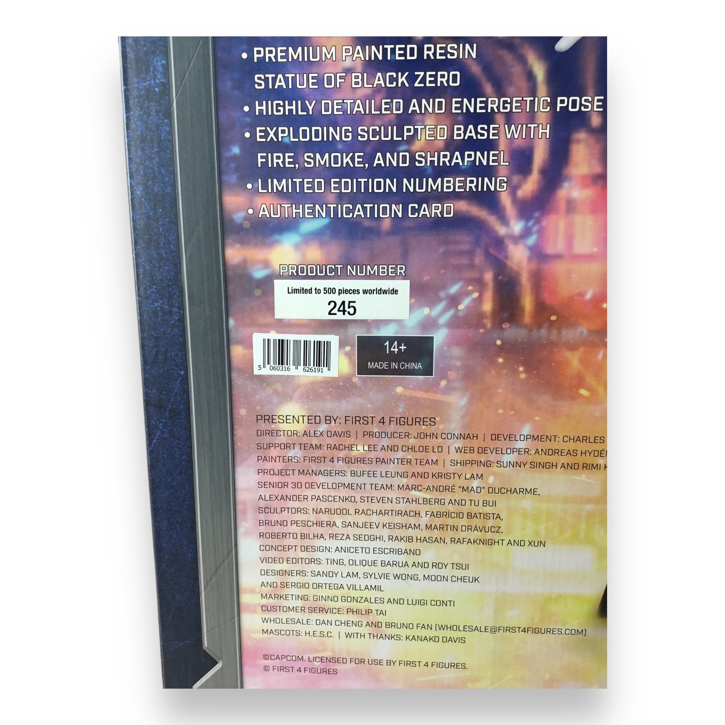 First 4 Figures Mega Man X4 Black Zero Statue Definitive Edition (Capcom Collectible, Limited Edition)