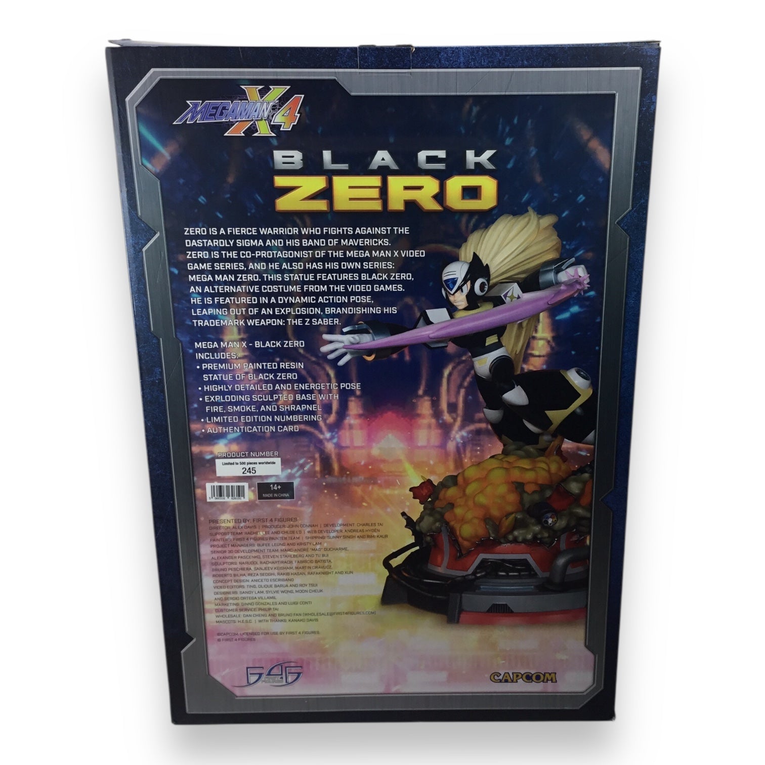 First 4 Figures Mega Man X4 Black Zero Statue Definitive Edition (Capcom Collectible, Limited Edition)