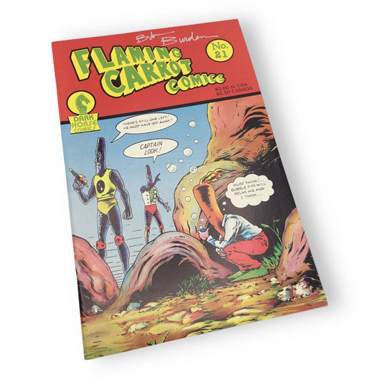 Flaming Carrot Comics #21 (1984, Dark Horse Comics) Signed by Bob Burden