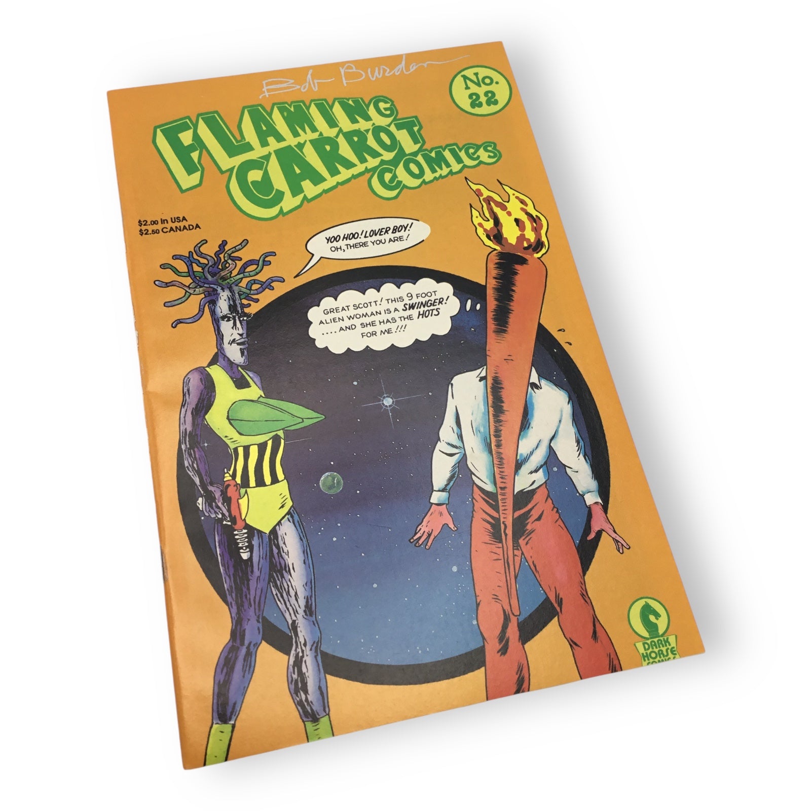 Flaming Carrot Comics #22 (1984, Dark Horse Comics) Signed by Bob Burden
