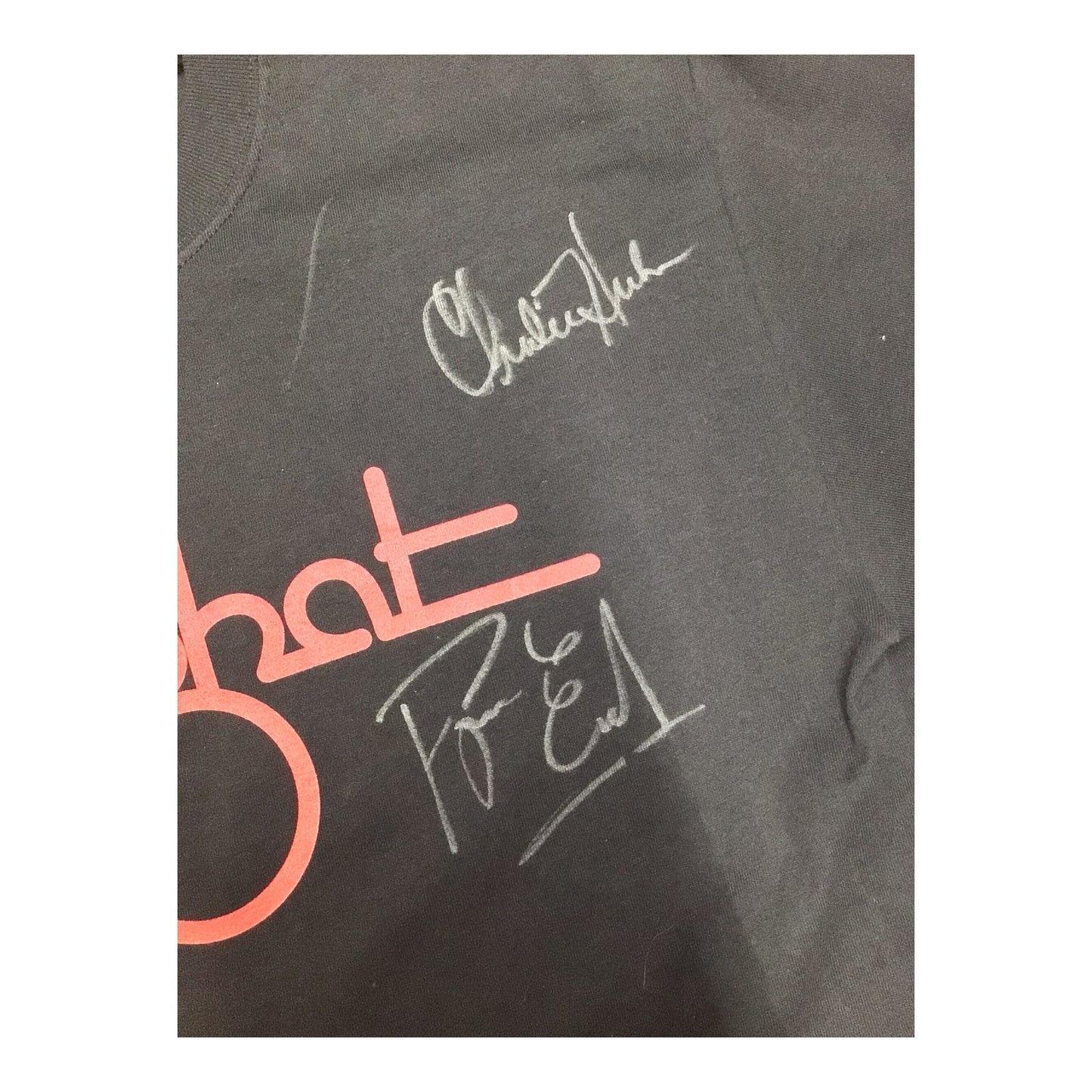 Foghat Stone Black T-Shirt Signed – Vintage Rock Band Graphic Tee