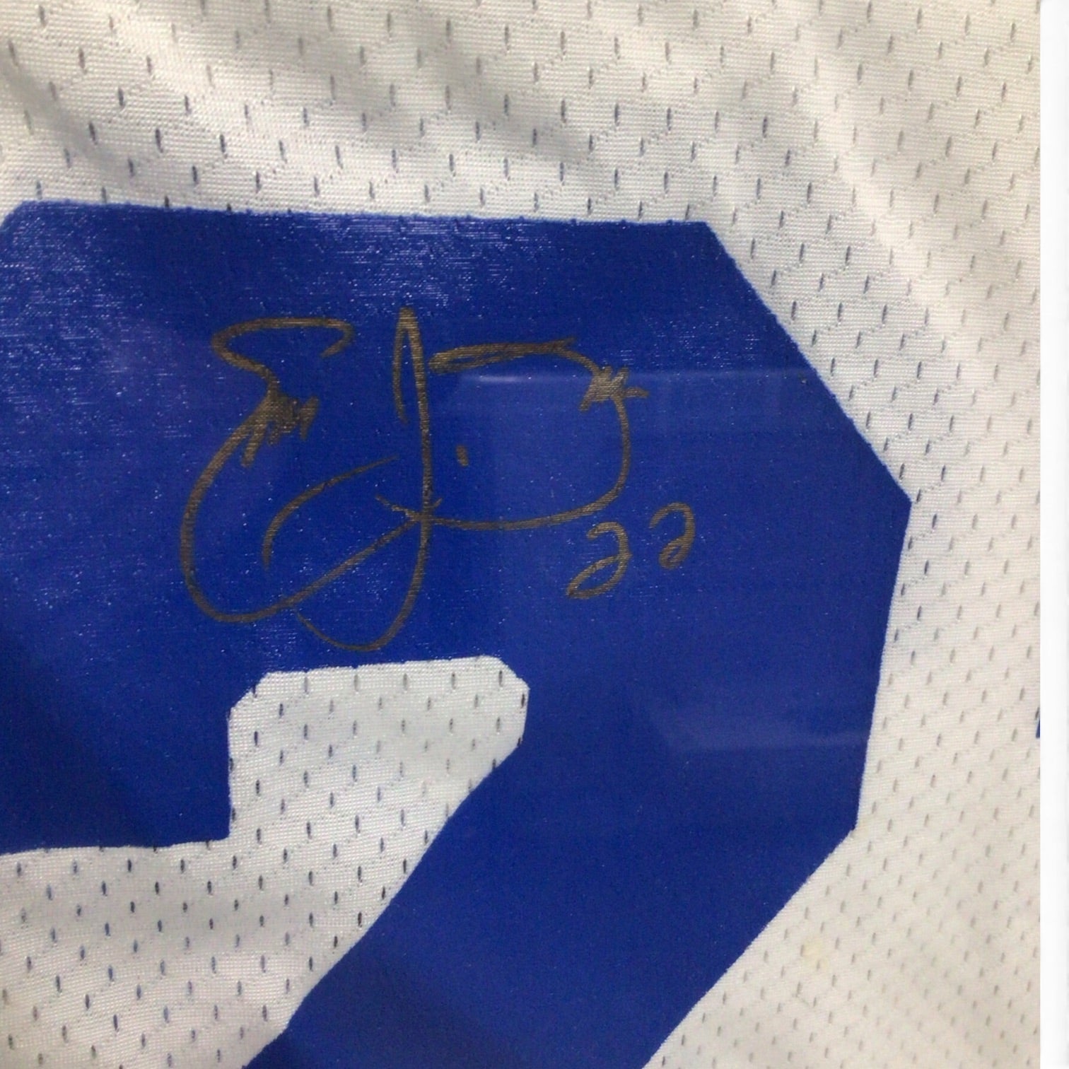 Framed Emmitt Smith Autographed Jersey - Dallas Cowboys