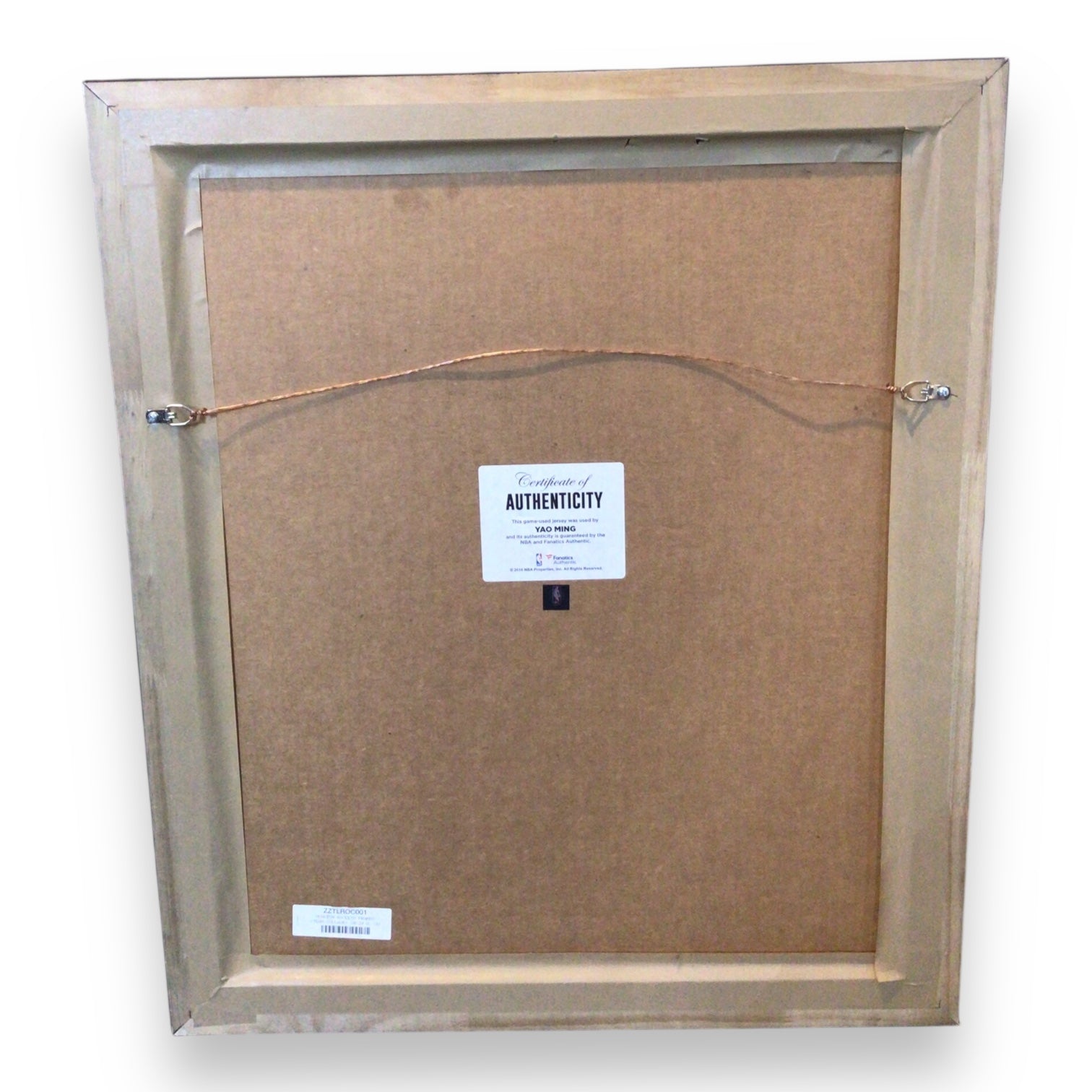 Framed Houston Rockets Champions with Game-Worn Jersey Piece