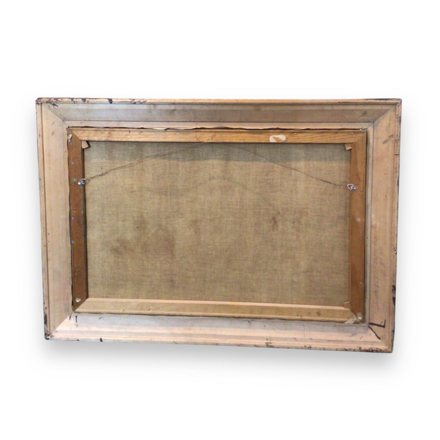 Framed Original Farmland Painting by M. Baum