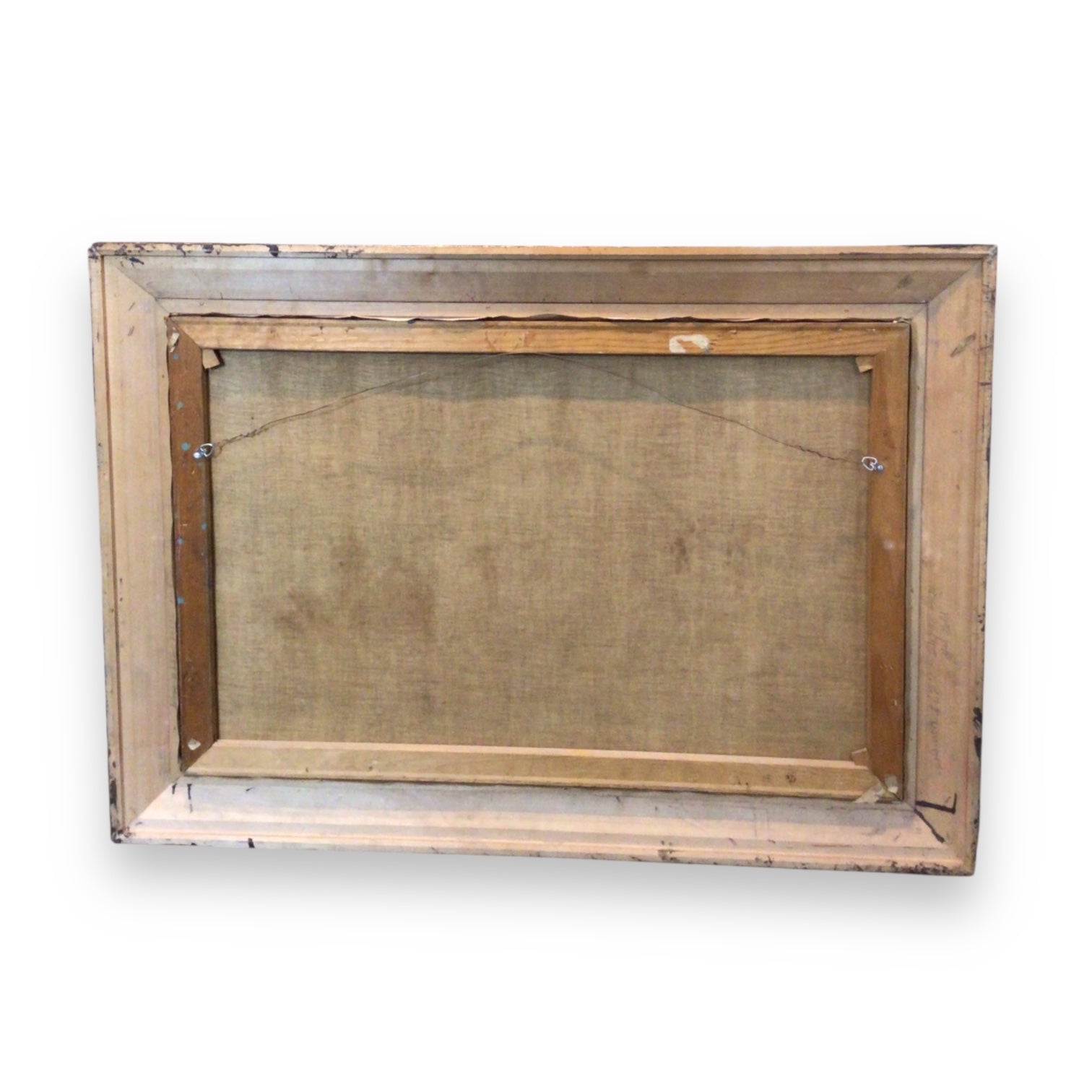 Framed Original Farmland Painting by M. Baum