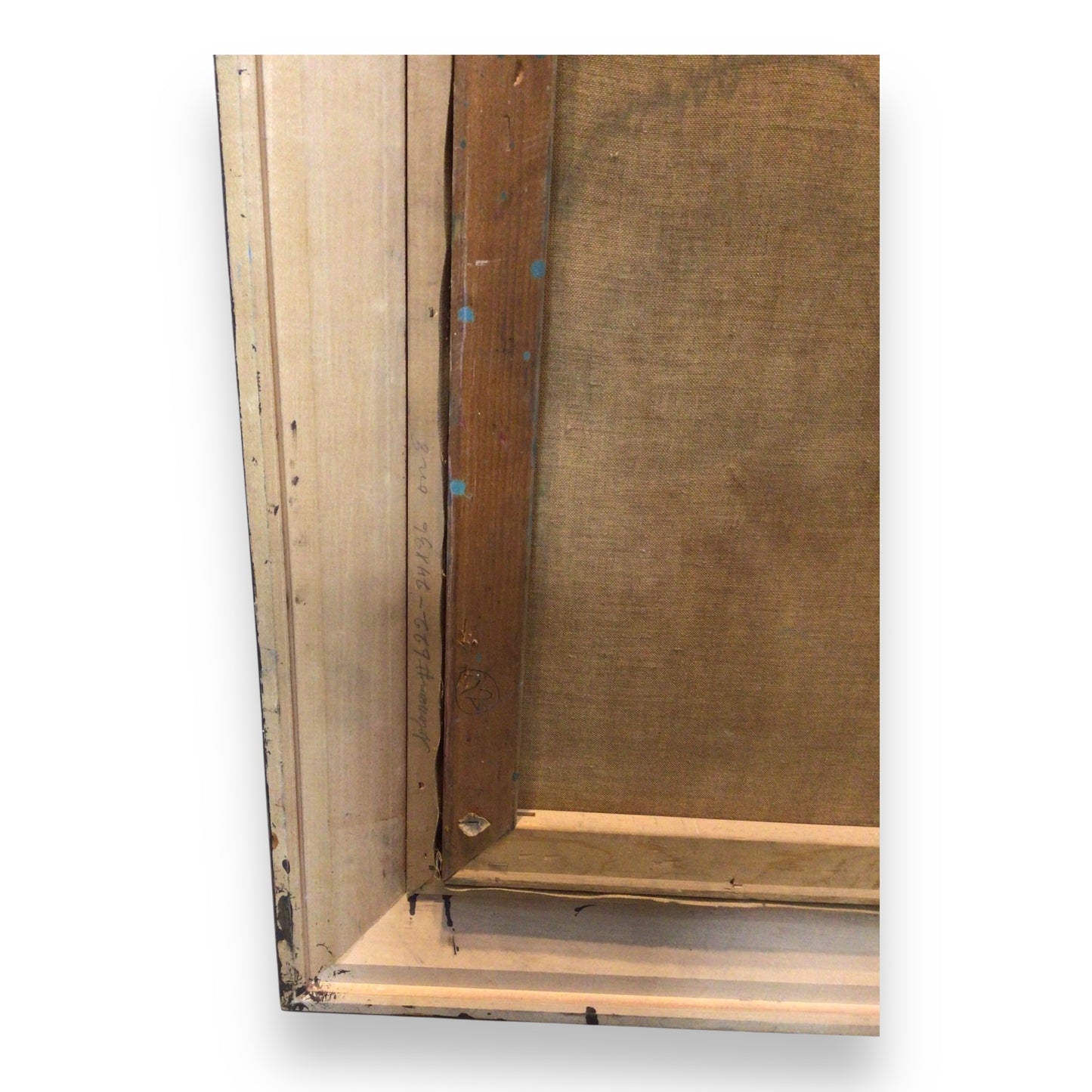 Framed Original Farmland Painting by M. Baum