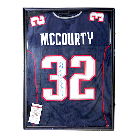 Framed Signed Devin McCourty New England Patriots Jersey w/ COA