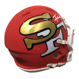 Frank Gore Autographed San Francisco 49ers Flash Red Mini Helmet with Schwartz Certification