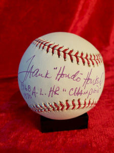 Frank Hando Howard Certified Authentic Autographed Baseball