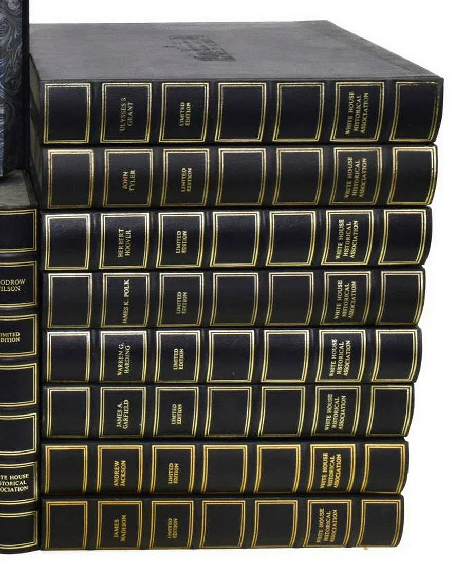 Franklin Mint Silver Presidential Commemorative Plates Collection w/ COA's