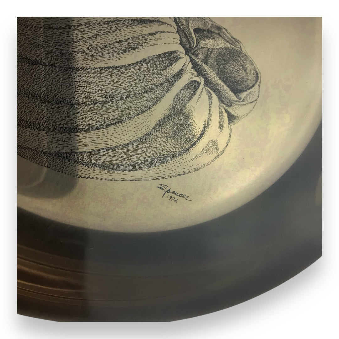 Franklin Mint Sterling Silver Collector’s Plate - “Mother and Child” by Irene Spencer (1972)