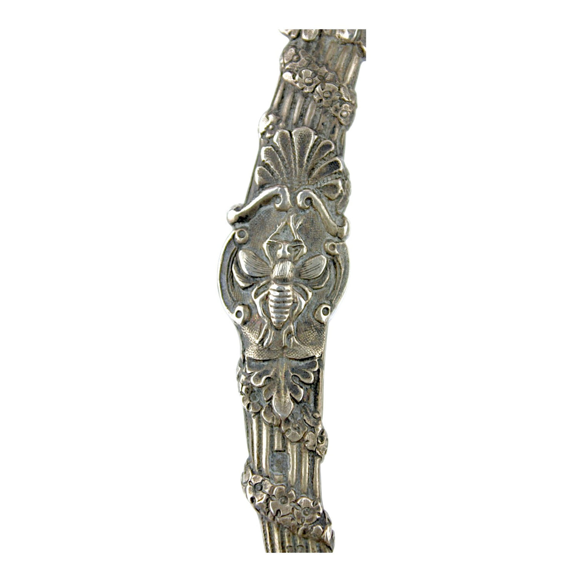 French First Empire Silver Hilt Napoleonic Court Sword with Eagle & Gold Blade