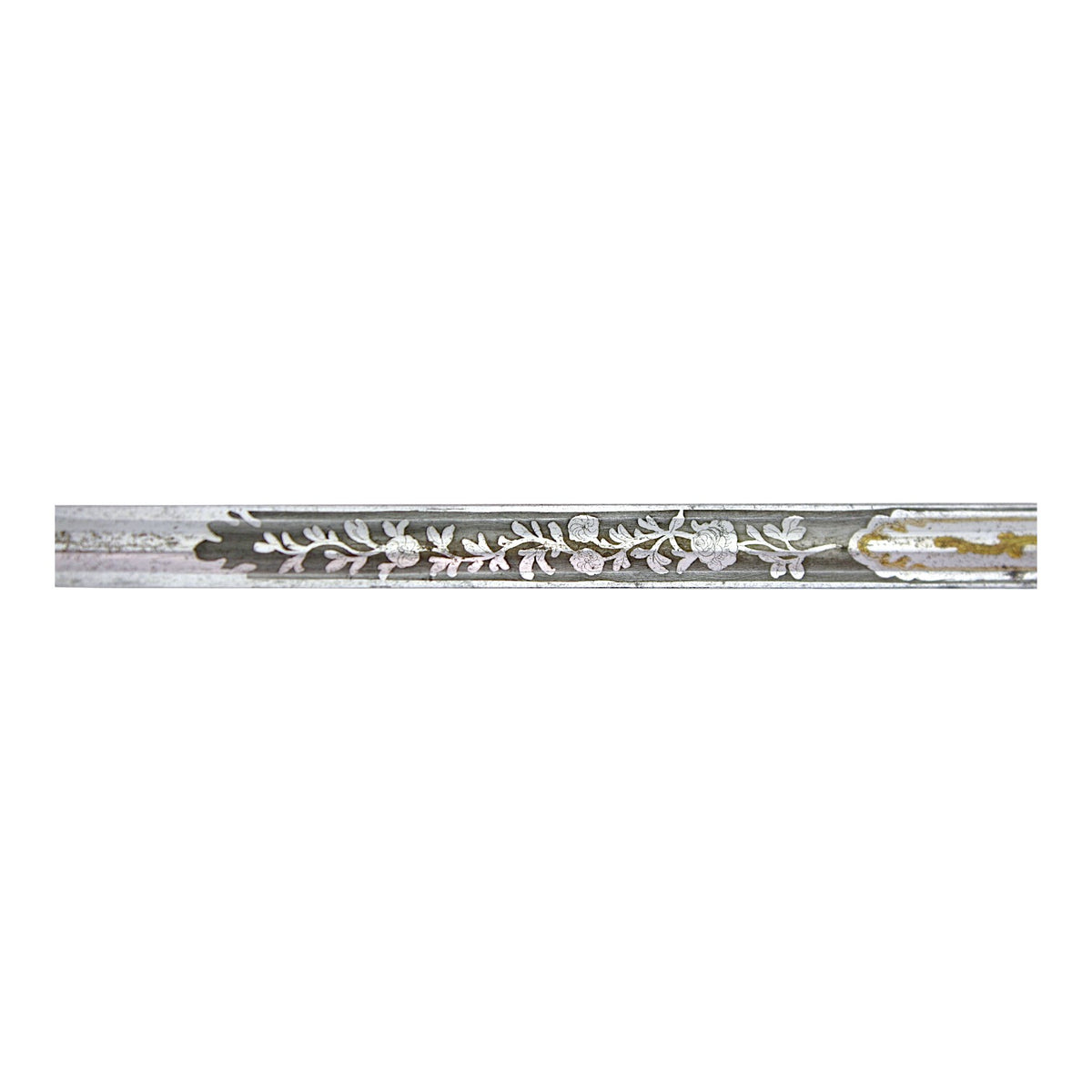 French First Empire Silver Hilt Napoleonic Court Sword with Eagle & Gold Blade