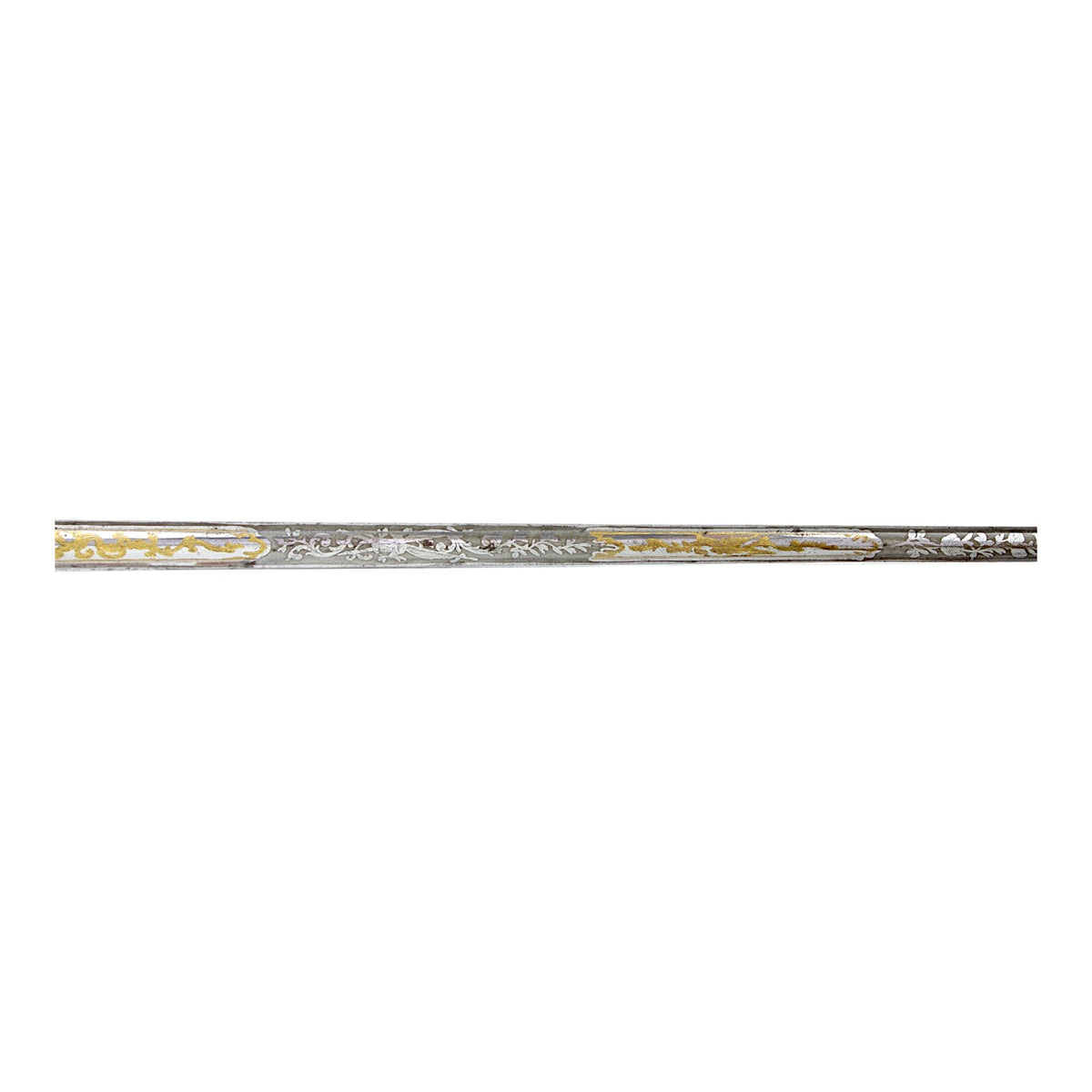 French First Empire Silver Hilt Napoleonic Court Sword with Eagle & Gold Blade