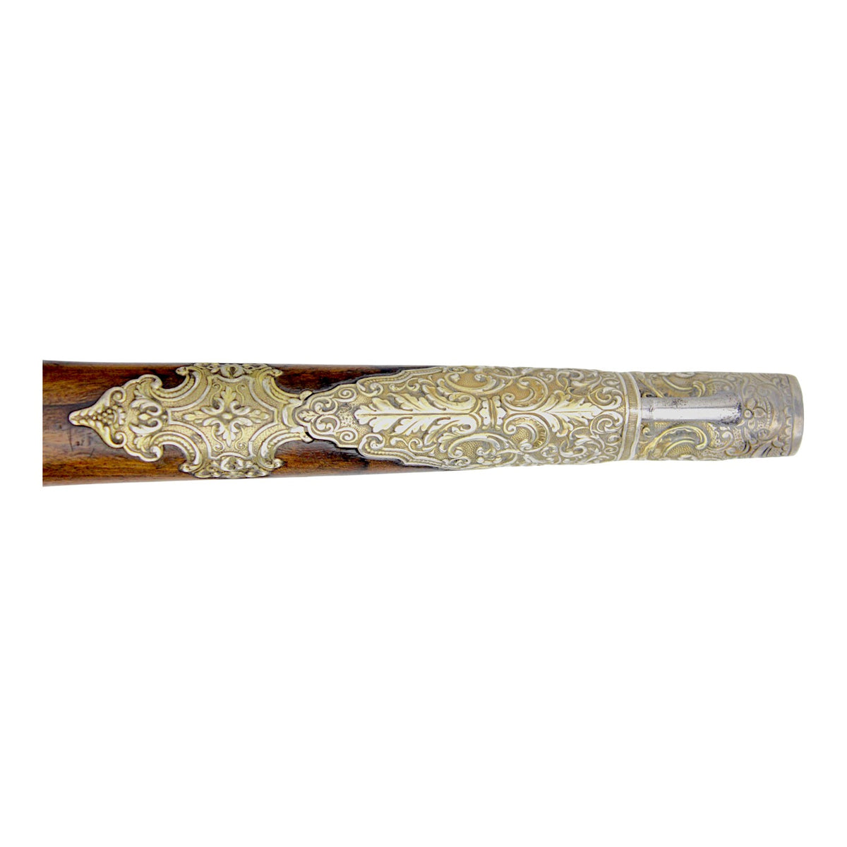 French Flintlock Pistol by Manceaux Paris with Silver Mounts, Sotheby’s Pair Reference