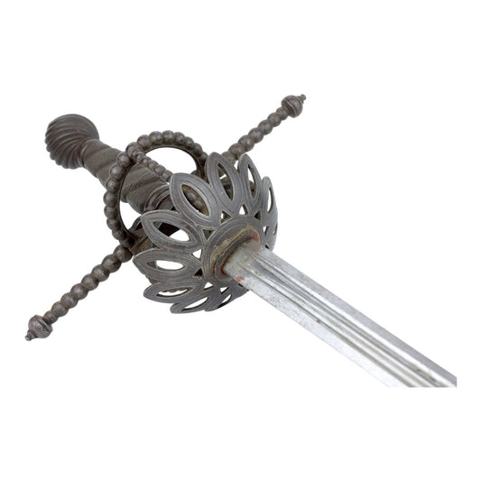 French Musketeer Type Rapier with BF Maker Marked Double-Fullered Blade