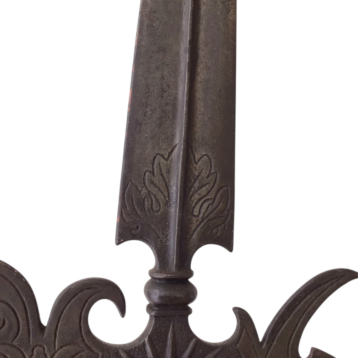 French Renaissance Style Ceremonial Halberd with Complete Shaft & Lizard Butt Spike