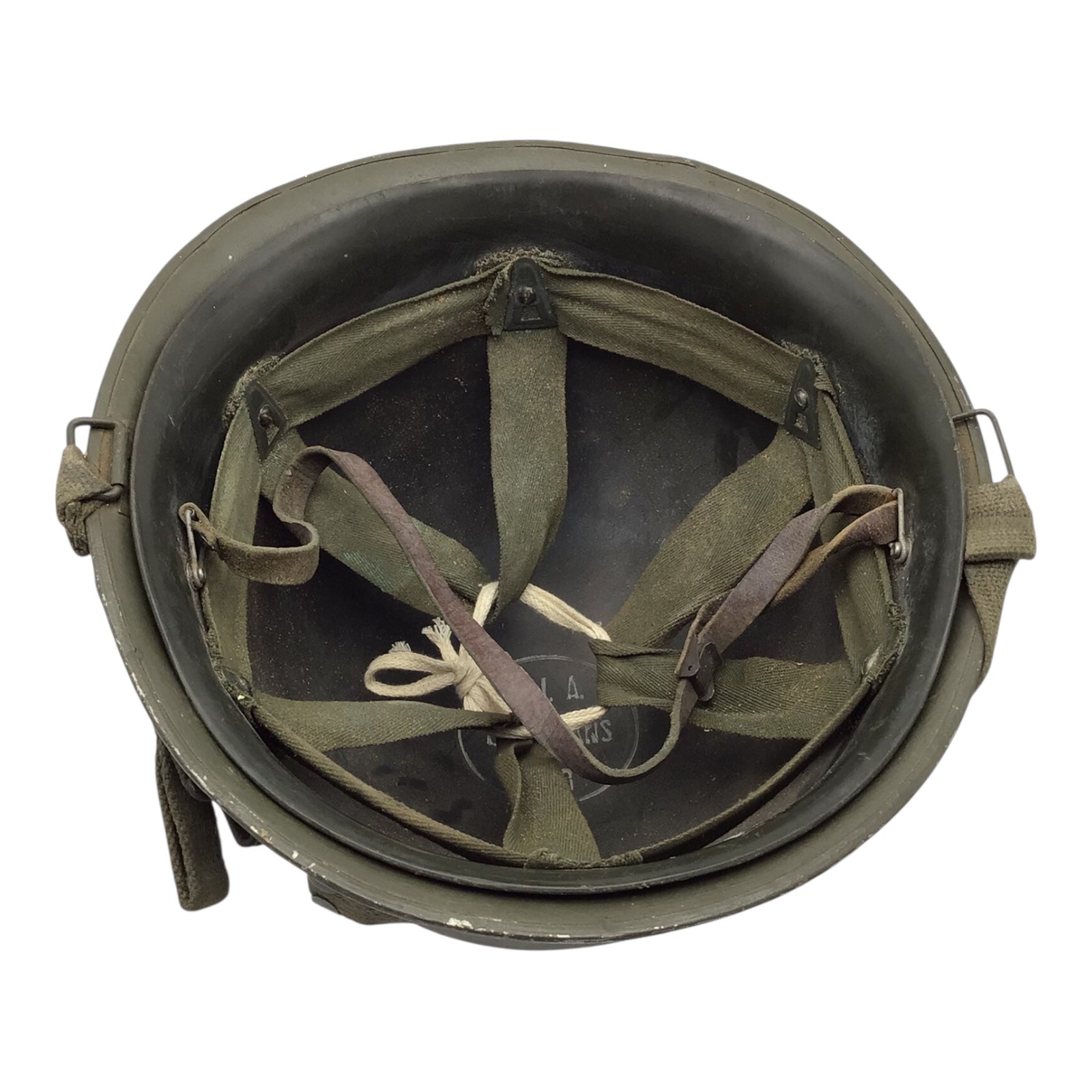 French Vietnam War Era M-1951 Helmet with Shell Liner M1