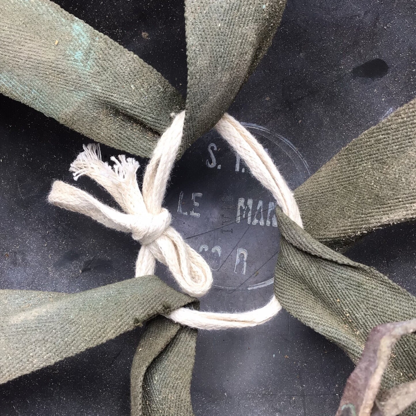 French Vietnam War Era M-1951 Helmet with Shell Liner M1