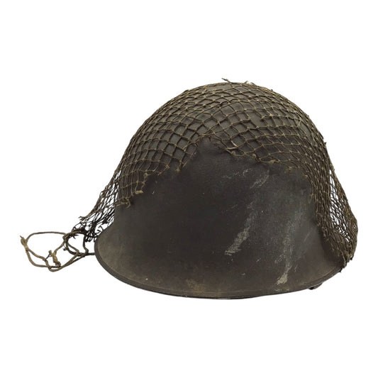 French Vietnam War Era M-1951 Helmet with Shell Liner and Camo Cover M1 Design