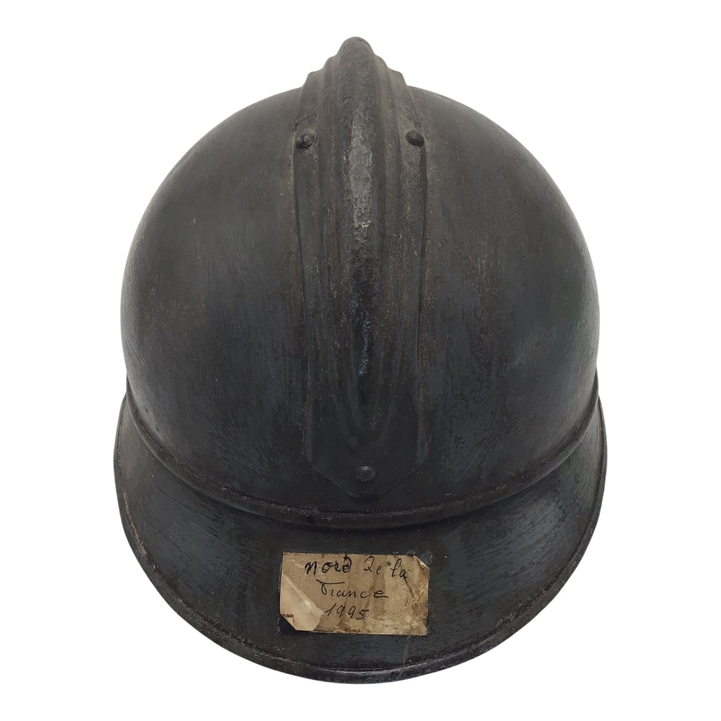 French WW2 Adrian Infantry Helmet with RF & Grenade Insignia – Complete Liner & Chinstrap