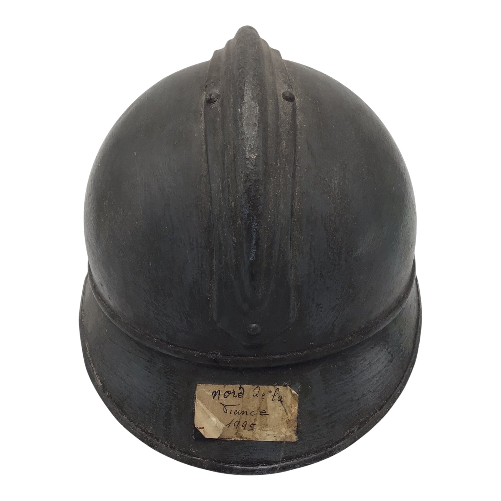French WW2 Adrian Infantry Helmet with RF & Grenade Insignia – Complete Liner & Chinstrap