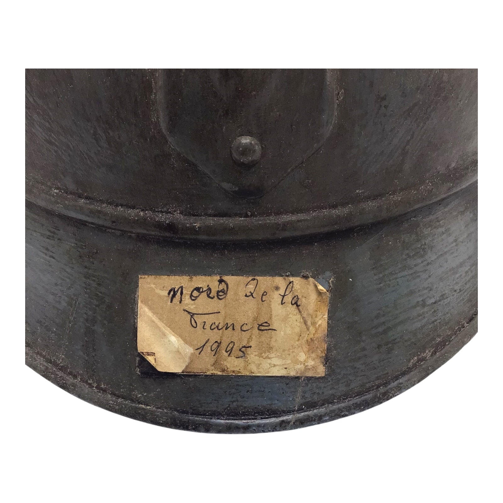French WW2 Adrian Infantry Helmet with RF & Grenade Insignia – Complete Liner & Chinstrap