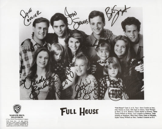 Full House Cast Signed Show Promo 8x10