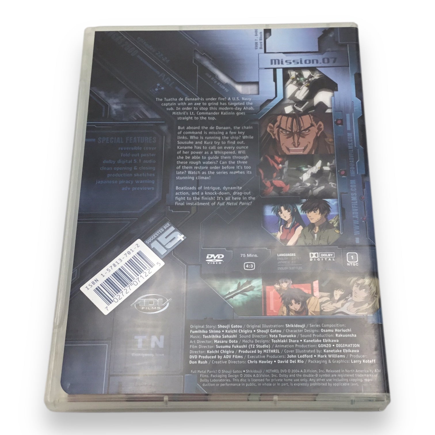 Full Metal Panic! Complete Series DVD Set