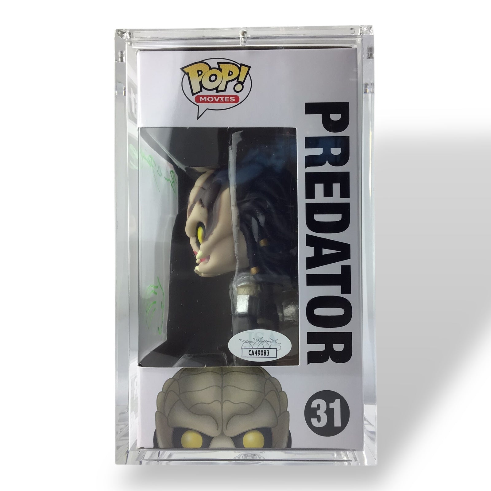 Funko POP #31 Predator Figure – Signed by Brian A. Prince – JSA w/ Hard Case