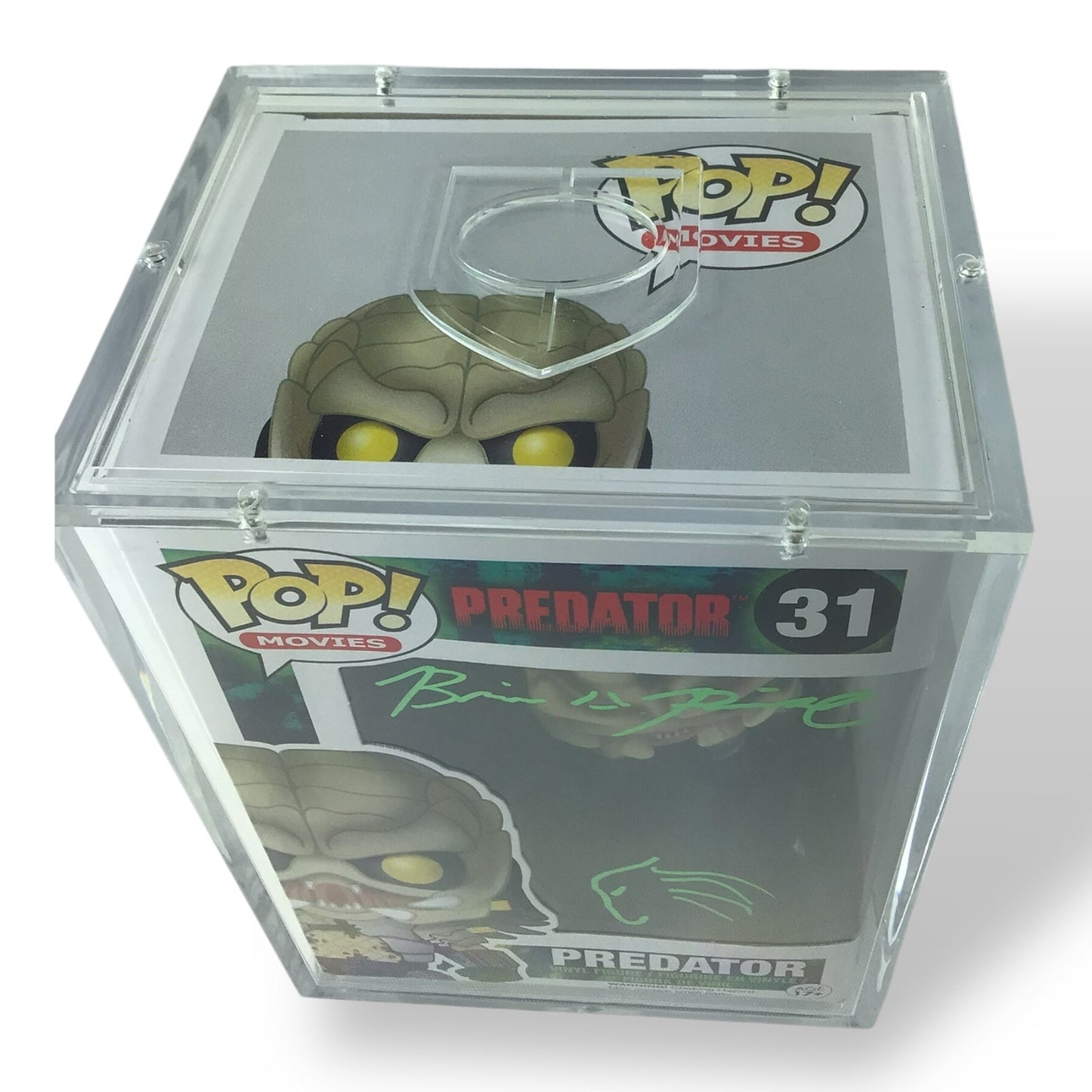 Funko POP #31 Predator Figure – Signed by Brian A. Prince – JSA w/ Hard Case