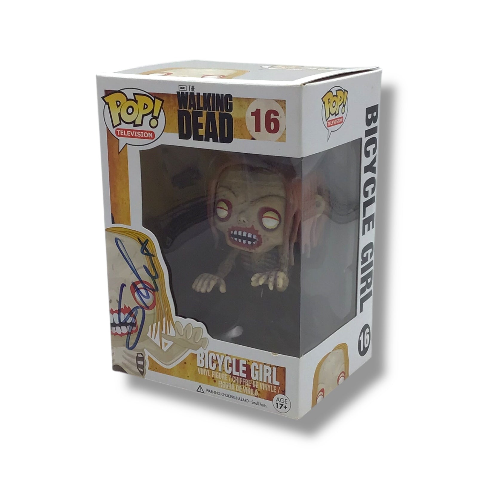 Funko POP! - Bicycle Girl (#16) Signed Vinyl Figure | The Walking Dead