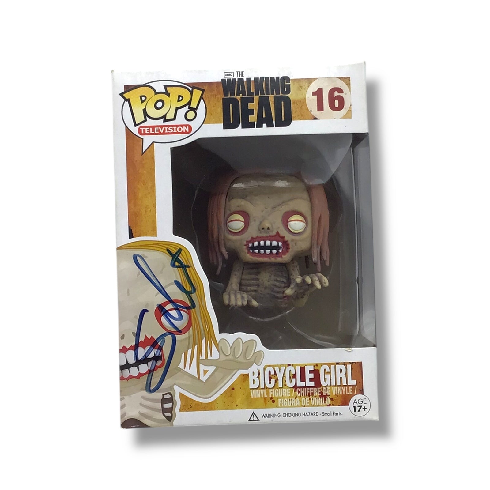 Funko POP! - Bicycle Girl (#16) Signed Vinyl Figure | The Walking Dead