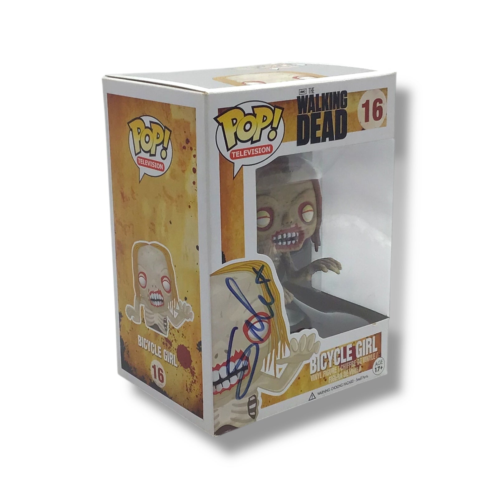 Funko POP! - Bicycle Girl (#16) Signed Vinyl Figure | The Walking Dead