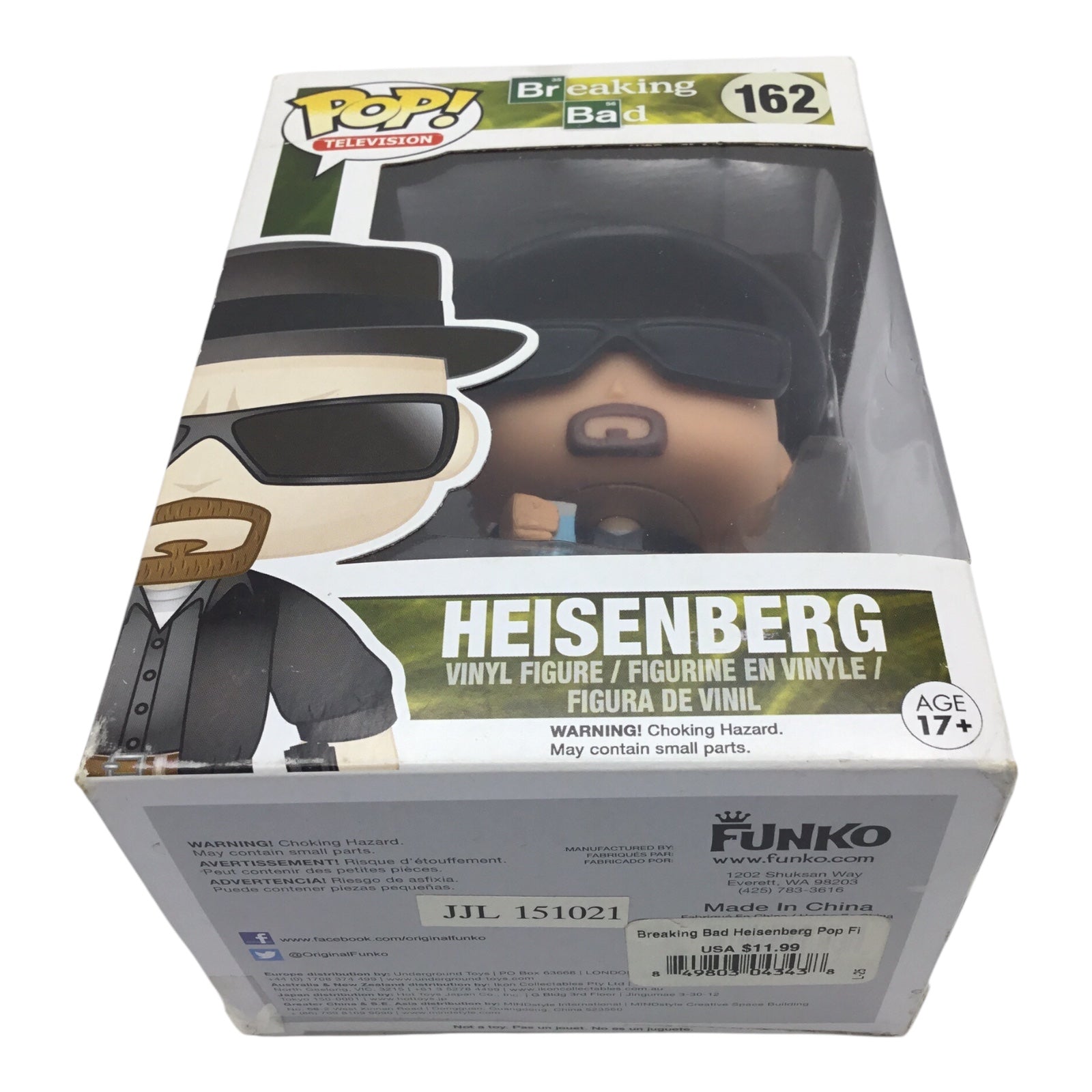 Funko POP! Breaking Bad Heisenberg #162 Collectible Vinyl Figure