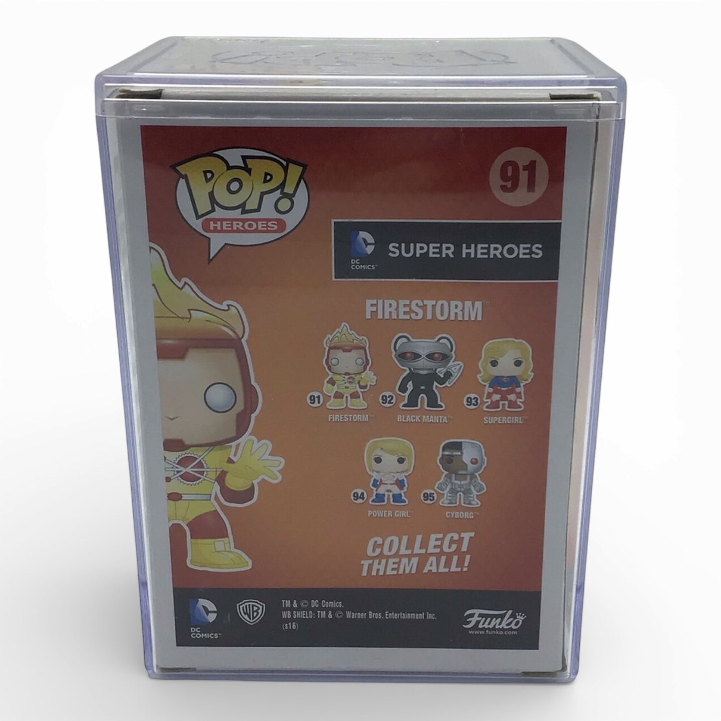 Funko POP! Heroes Firestorm #91 - Signed by Victor Garber & Robbie Amell