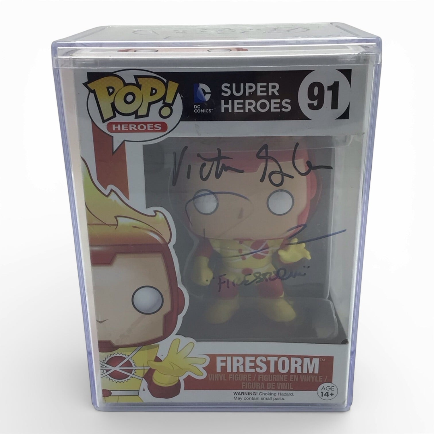 Funko POP! Heroes Firestorm #91 - Signed by Victor Garber & Robbie Amell