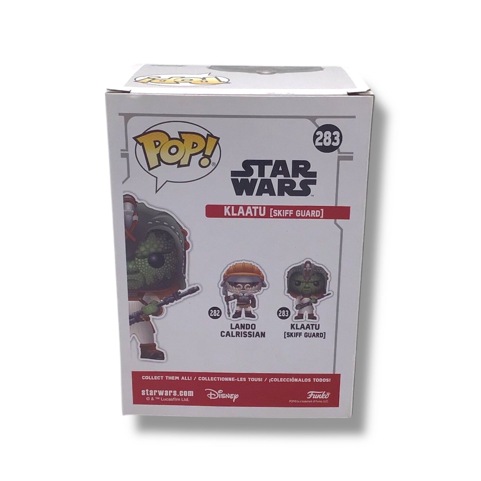 Funko POP! - Star Wars (#283) Klaatu [Skiff Guard] Vinyl Figure | Signed by Corey Dee Williams